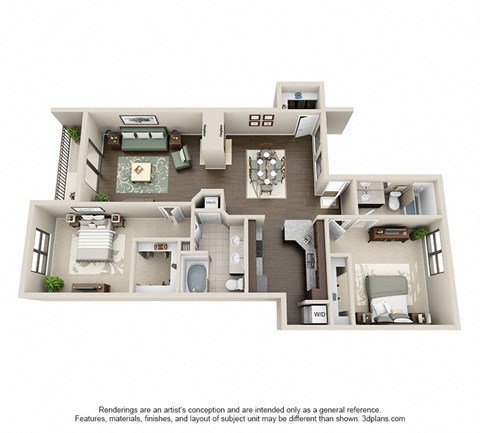 a floor plan is shown in this image
